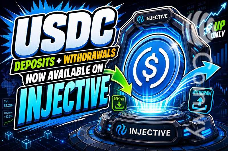 Kraken上线Injective原生USDC存取款