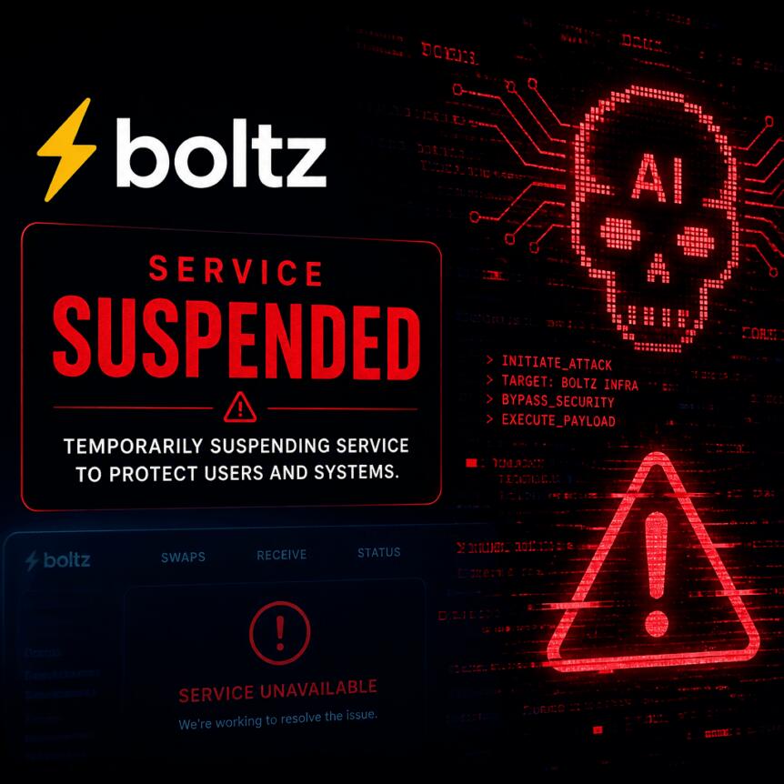 Boltz暂停服务：AI攻击逼停非托管交换