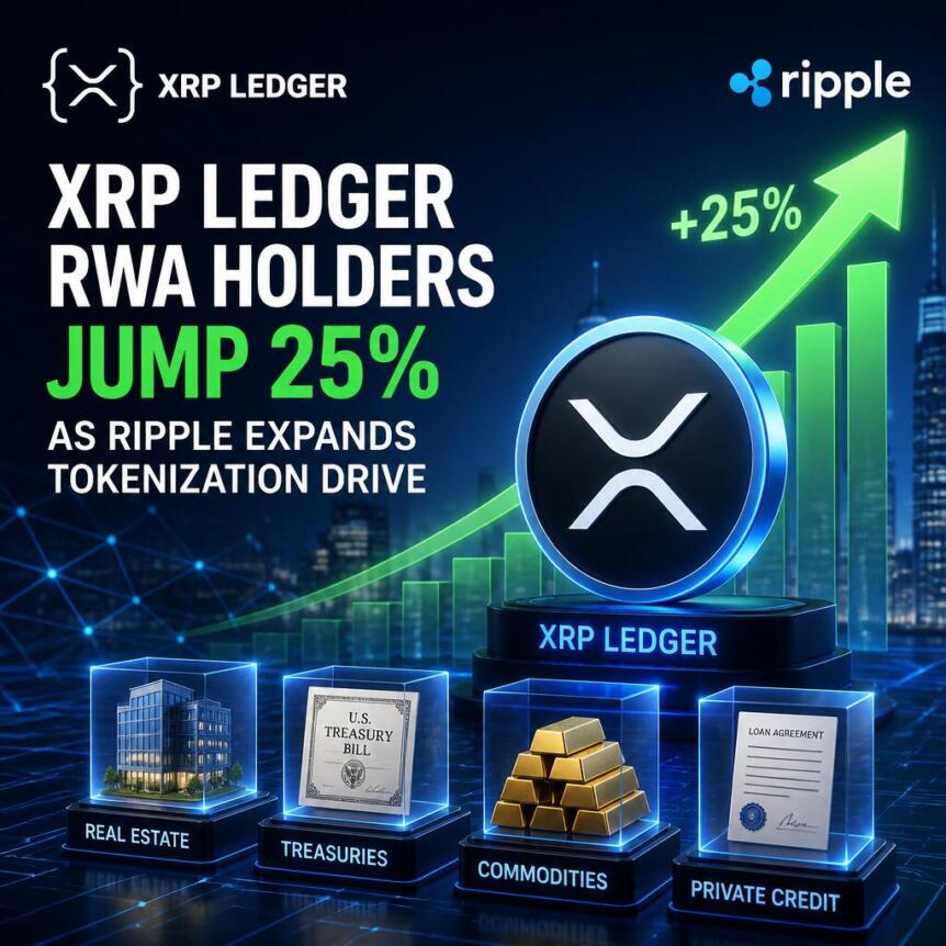 XRP Ledger RWA持有者激增25%，稳定币市场却持续承压