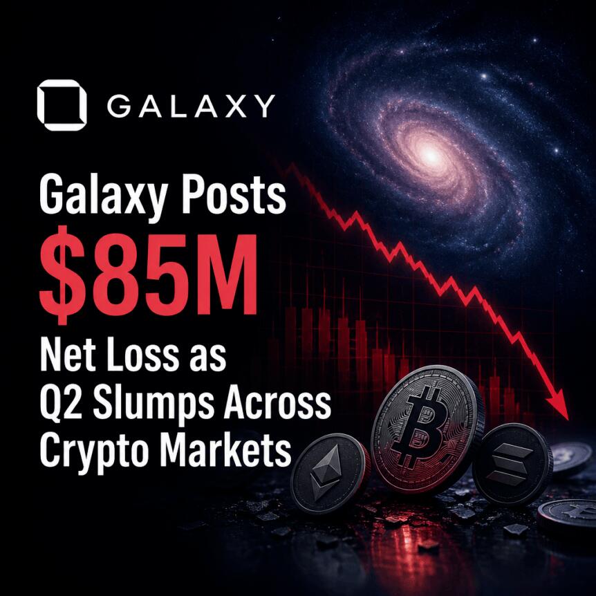 Galaxy Digital Q2净亏8500万：AI数据中心成新支柱