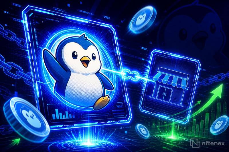 Pudgy Penguins破千万美元销量，沃尔玛合作再升级