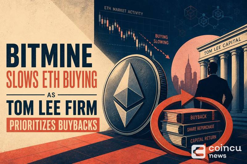 Bitmine转向回购：以太坊增持放缓背后逻辑