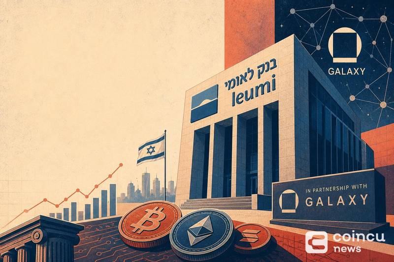 以色列最大银行联手Galaxy推加密交易服务