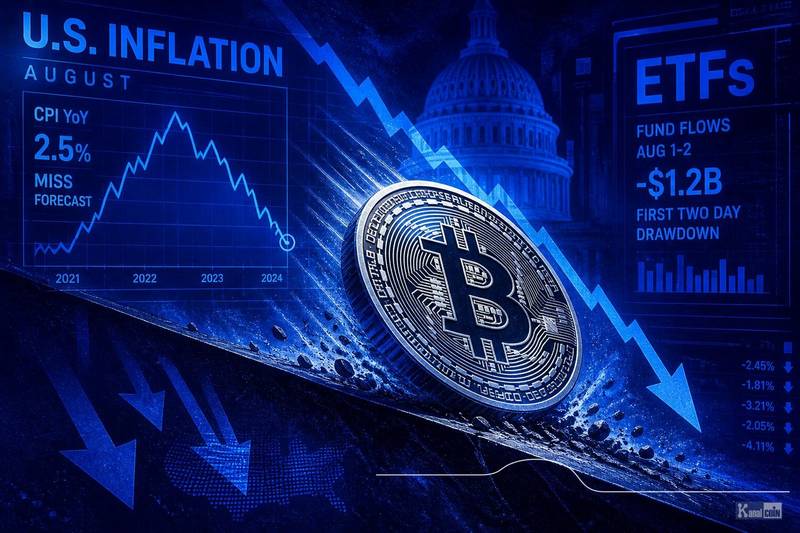 通胀数据不及预期 比特币连日承压资金外流