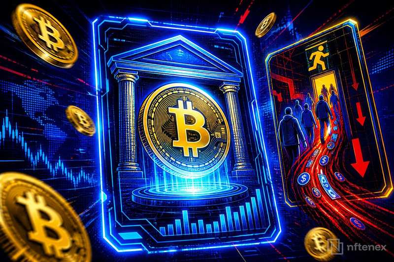 比特币ETF单季流出7.7万枚：散户撤离成主因