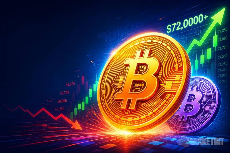 比特币站稳72000美元，真实买盘能否撑起长期牛市？