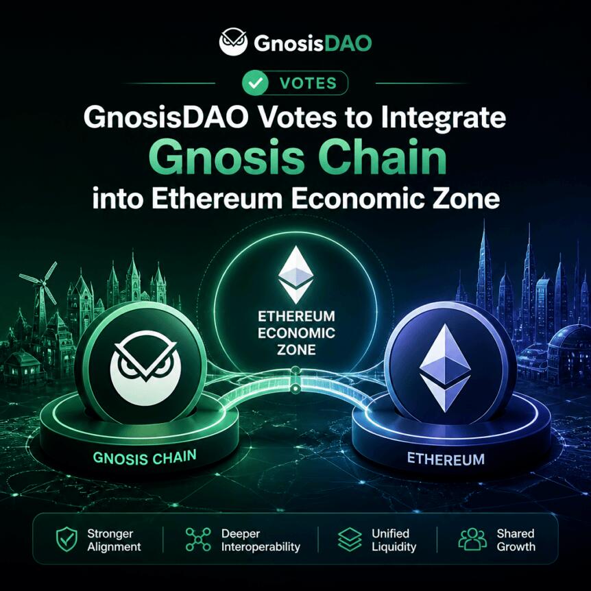 Gnosis Chain转型以太坊经济特区，2026年启动在即