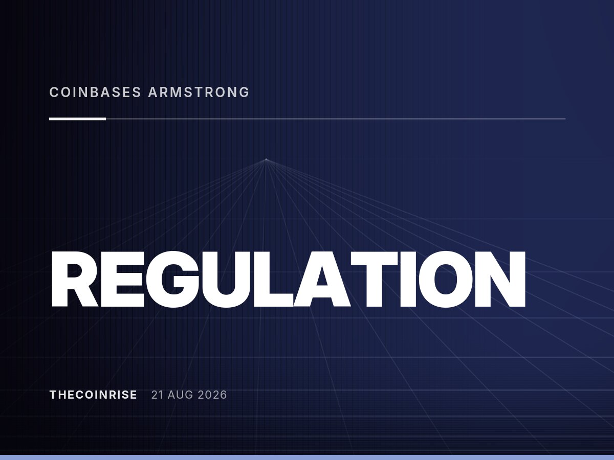 Coinbase CEO警告：监管明确性不能再拖