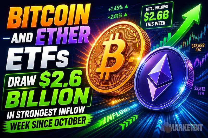 比特币以太坊ETF周净流入破26亿，机构信心回暖