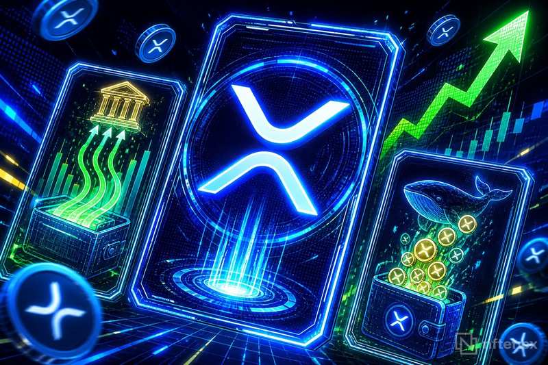 XRP单月飙升32%背后：机构资金与鲸鱼调仓双驱动