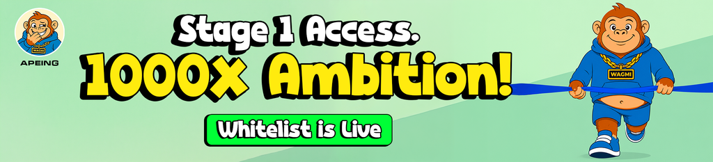 Apeing白名单破1.2万，百倍迷因币新标的浮现