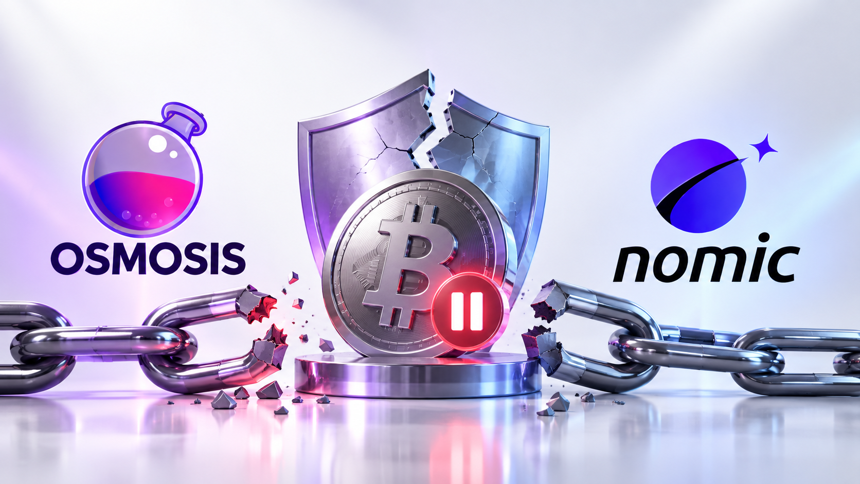 Osmosis在Nomic双花漏洞后暂停了合金化BTC