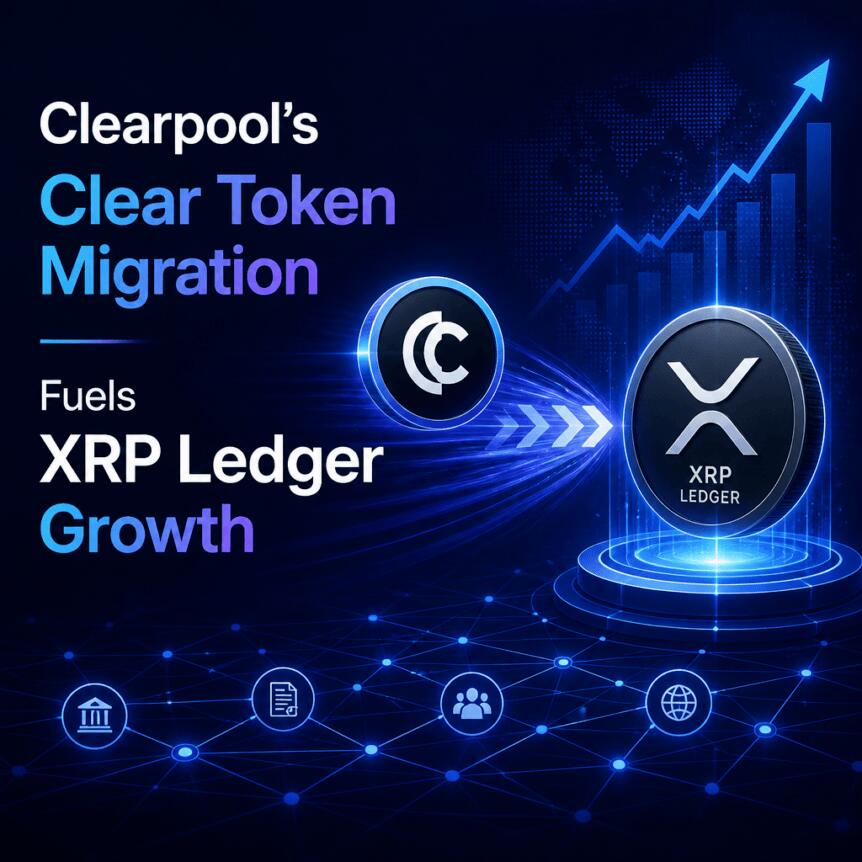 Clearpool的Clear代币迁移推动XRP Ledger增长