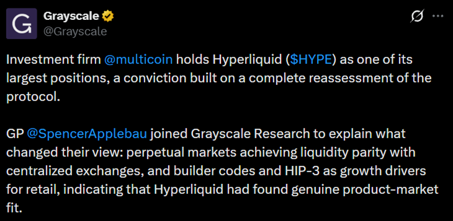 Hyperliquid加密货币：为何Multicoins大举押注HYPE燃烧量上升