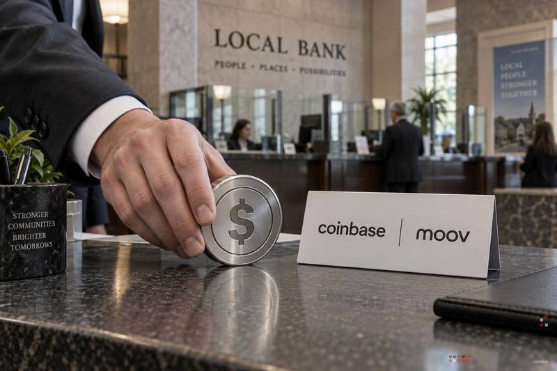 Coinbase与Moov计划为本地银行提供稳定币服务