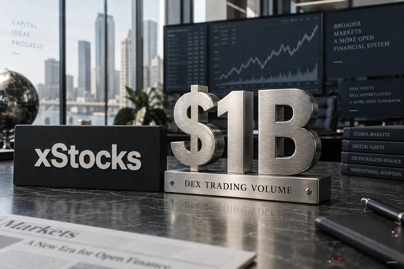 XStocks交易量突破10亿美元大关