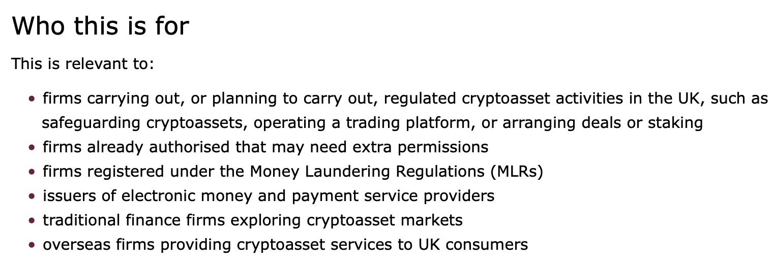 英国FCA发布加密资产授权指南，9月申请窗口即将开启
