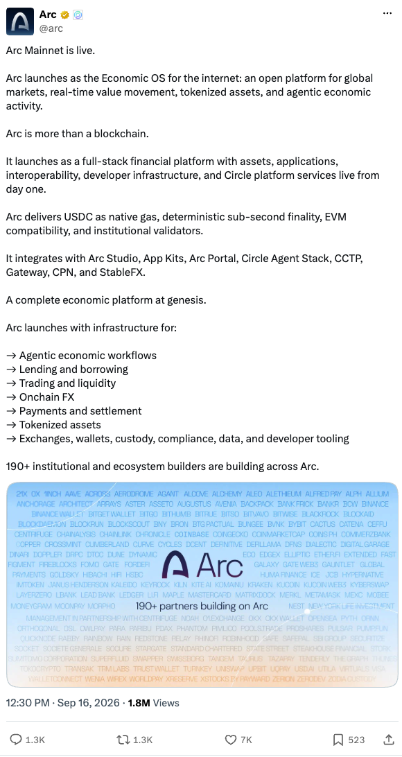 什么是 Circle 的 Arc？一款以 USDC 收取 Gas 费的区块链