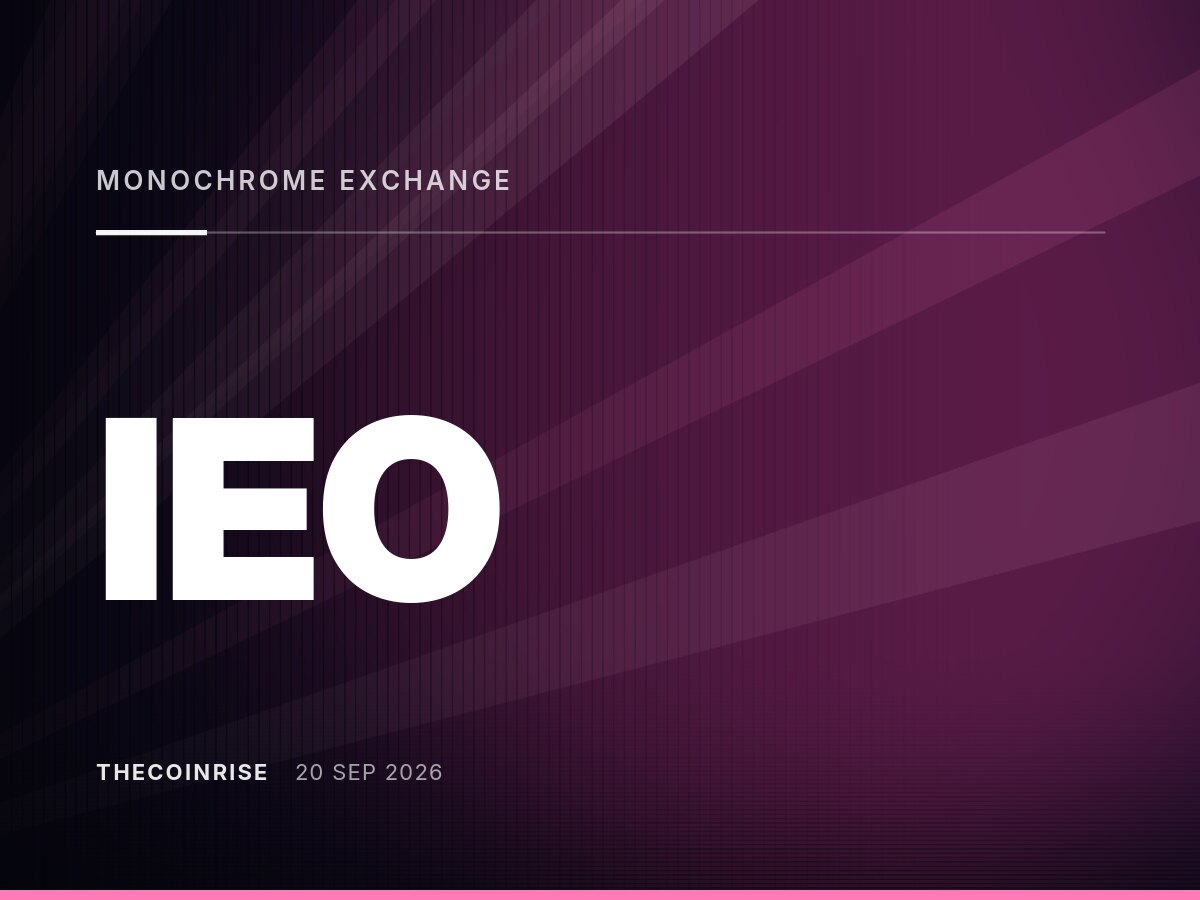 Monochrome Exchange 公布原生代币 $MCR 的 IEO