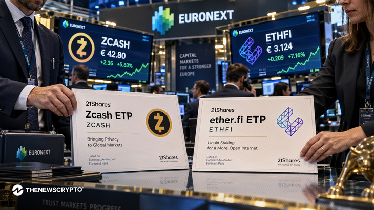 21Shares将Zcash和Ether.fi ETP引入欧洲交易所