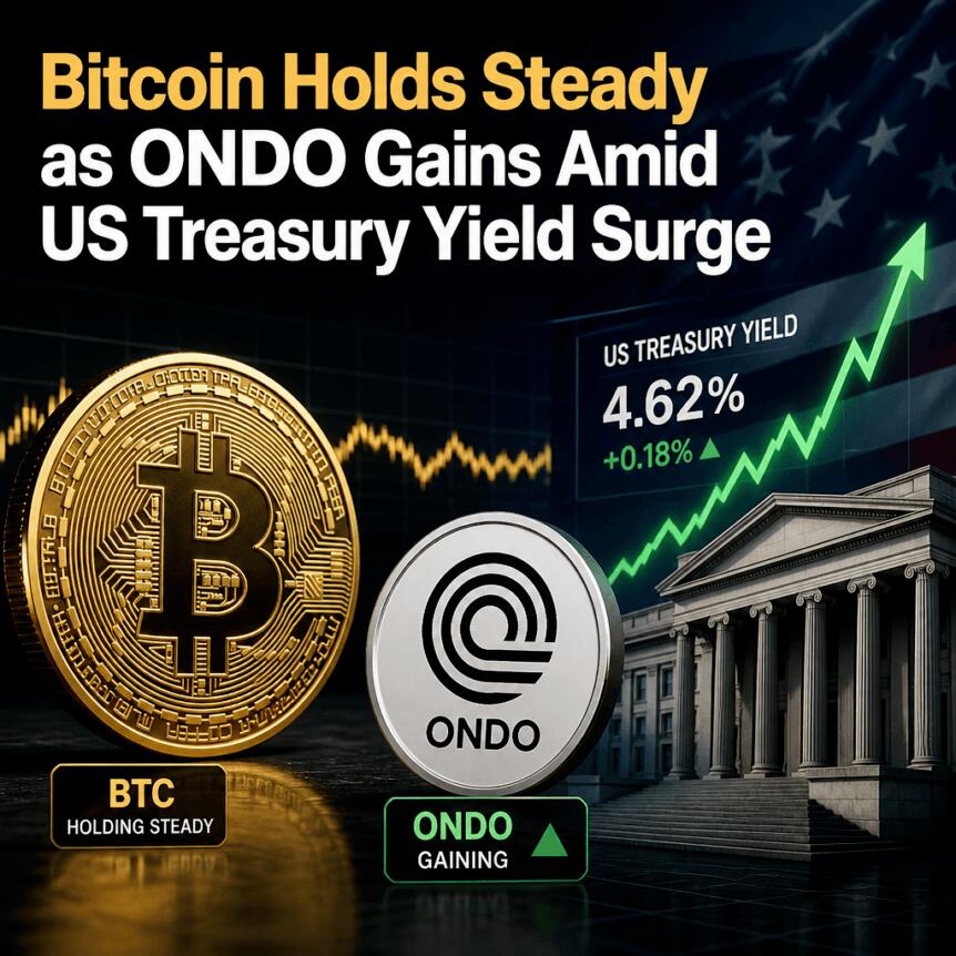 比特币稳如泰山，ONDO在美债收益率飙升中逆势上涨