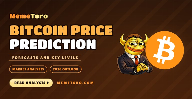 比特币价格预测：BTC走势紧绷，MemeToro第8阶段吸引早期买家