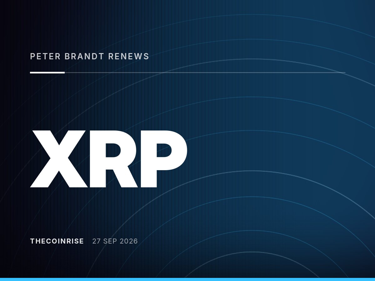 彼得·布兰德特再次批评XRP“邪教”现象，同时关注基于图表的交易机会