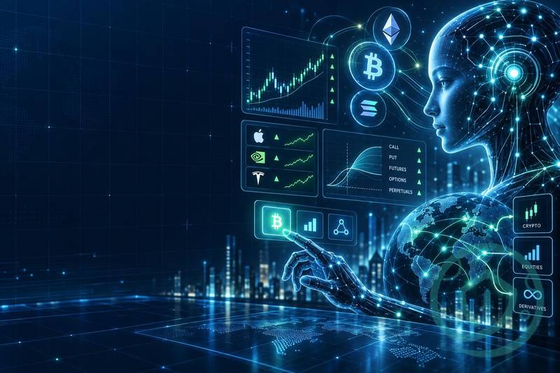 Coinbase表示，AI代理可交易加密货币、股票及衍生品