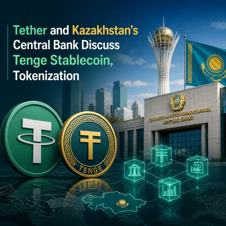 Tether与哈萨克斯坦央行讨论坚戈稳定币及代币化