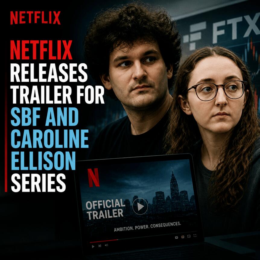 Netflix发布SBF与卡罗琳·艾利森系列剧集预告片