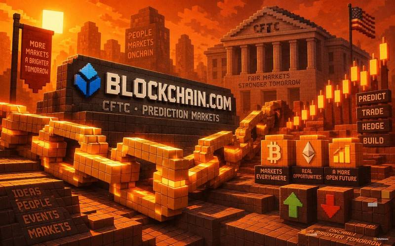 Blockchain.com 寻求美国商品期货交易委员会批准开展预测市场和加密货币衍生品业务