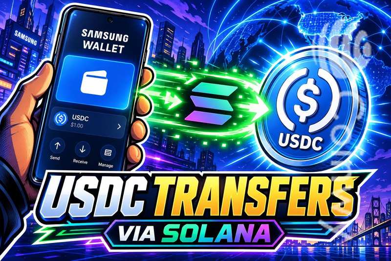三星钱包通过 Solana 实现 USDC 转账