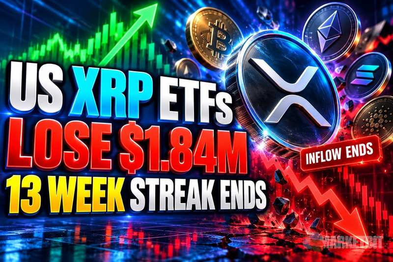 美国XRP ETF流出184万美元，结束连续13周净流入