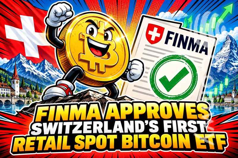 瑞士金融市场监管局批准该国首只零售现货比特币ETF