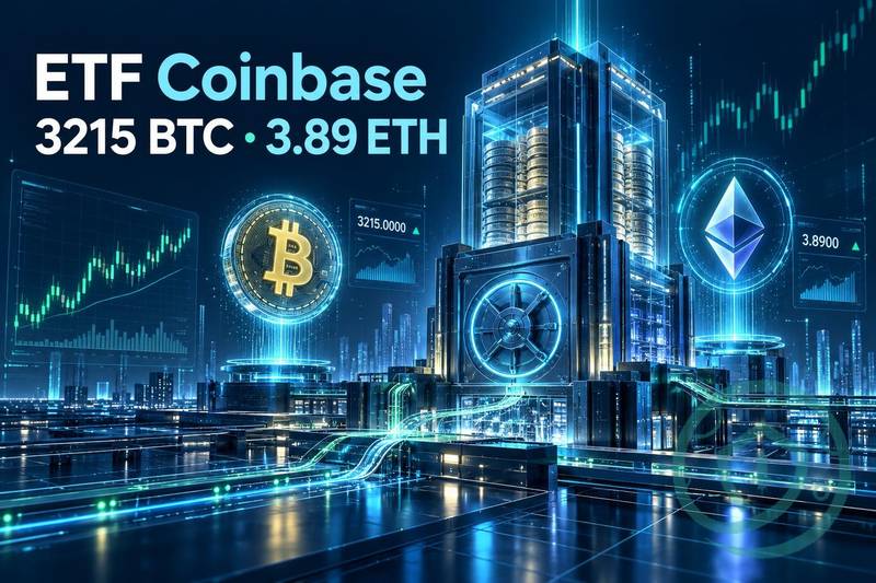 贝莱德ETF钱包向Coinbase转入3215枚BTC及3.89万枚ETH | 链上侦探